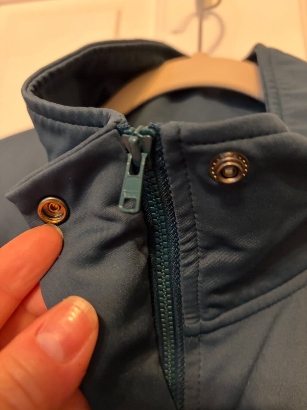 AnyAge Wear Madison Long Jacket, Size 3XL, in Sea Blend Blue - Picture 4 of 15